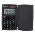 Pocket Calculator with Hard Shell Flip Cover, 8-Digit LCD - Bundle of 2