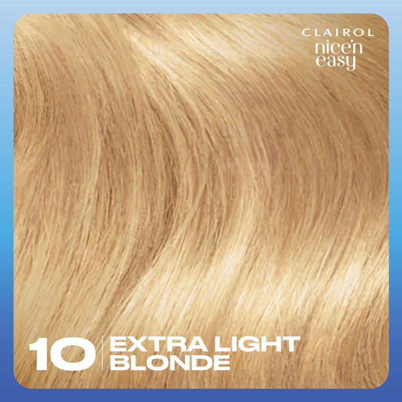 Permanent Hair Color Cream - Natural-Looking Blonde & Brown Shades, 1 Application