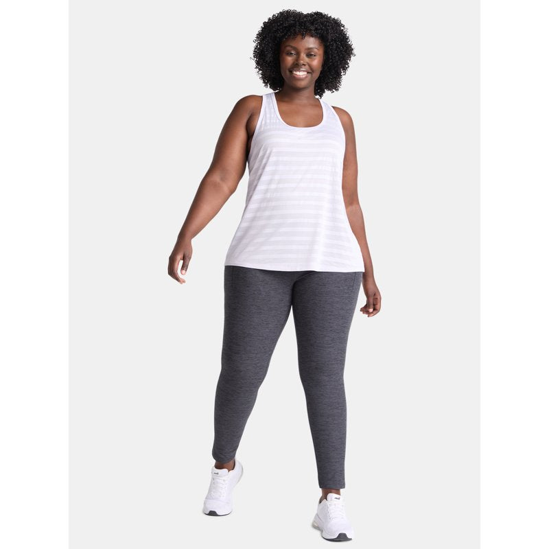 Women's Plus ButterCore Full-Length Leggings with Pockets - Moisture-Wicking Activewear