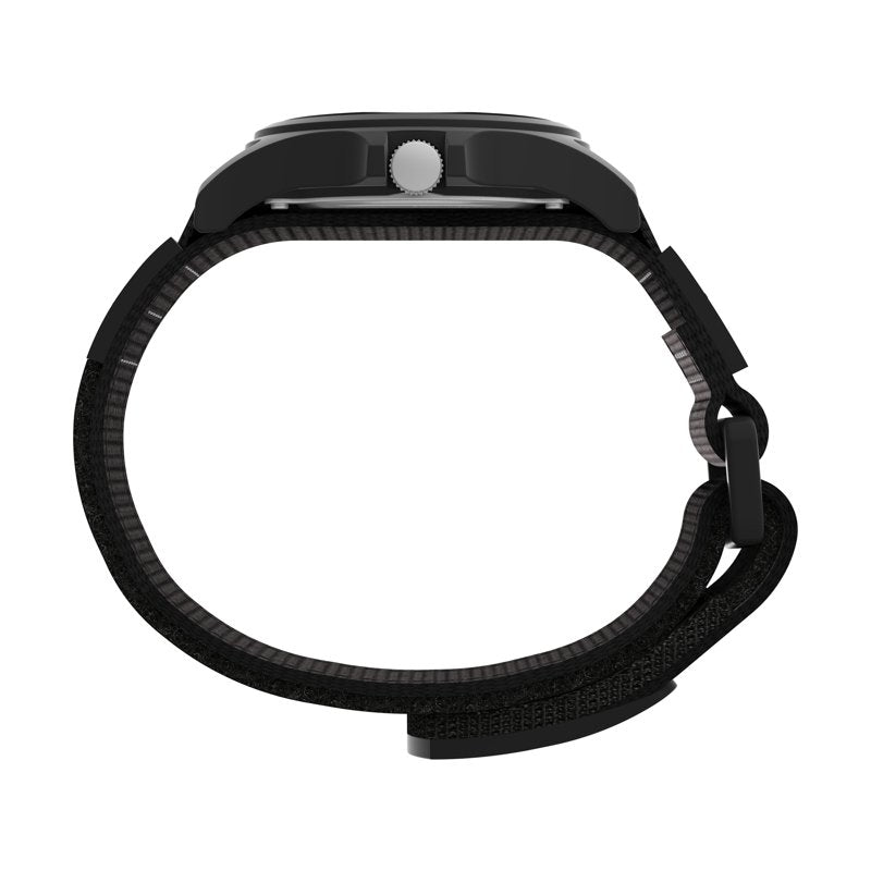 Men's Outdoor Military-Style 40mm Resin Watch with Indiglo and Water Resistance