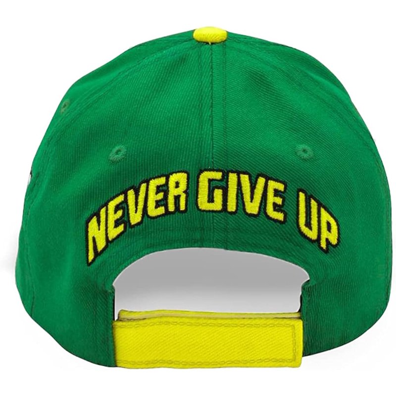 John Cena Earn The Day Baseball Cap - Yellow and Green Men's Hat