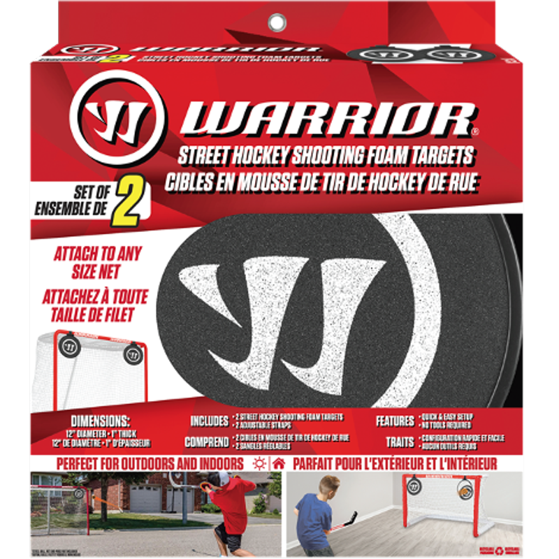 Street Hockey Shooting Targets Set of 2 Foam Pop-Out Targets for Practice