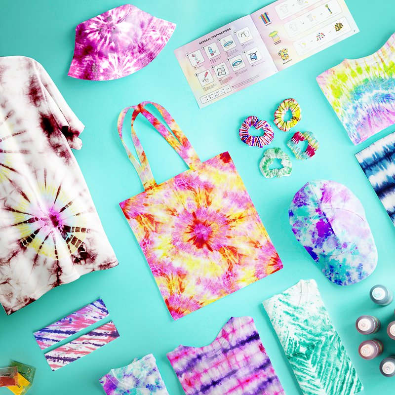 DIY Tie Dye Kit for Kids & Adults - 18 Colors, Complete Craft Set