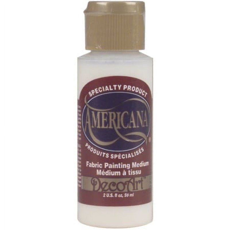 Fabric Painting Medium for Acrylic Paints - 2 oz, Softens & Durable Finish