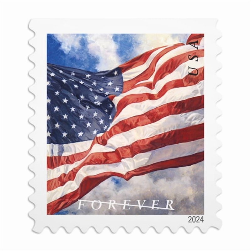 USPS Forever Postage Stamp Book - 20, 100 Count, First-Class Mail