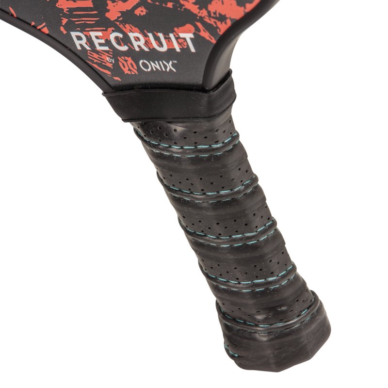 Recruit by ONIX V4 Pickleball Paddle - Orange/Black, 7.6 oz, Variation: Single