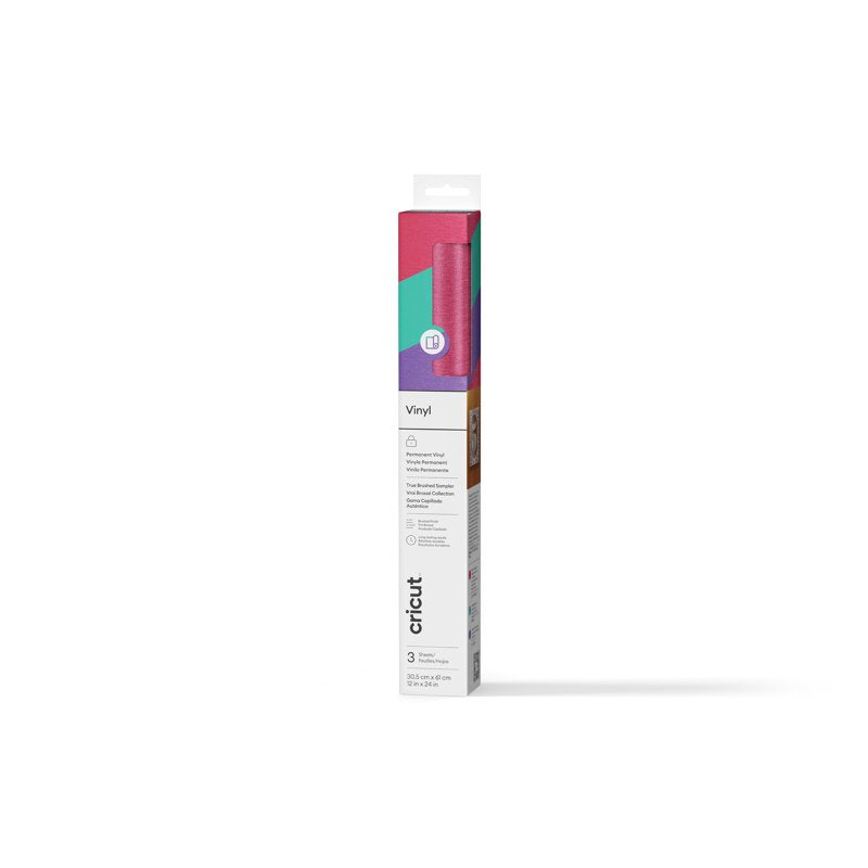 Cricut Permanent Vinyl Roll - Brights 12x24 Inch Assorted Colors