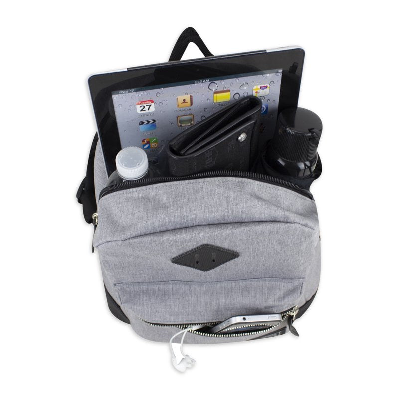 Mini Backpack with Tech Sleeve & Padded Straps - Light Day Pack