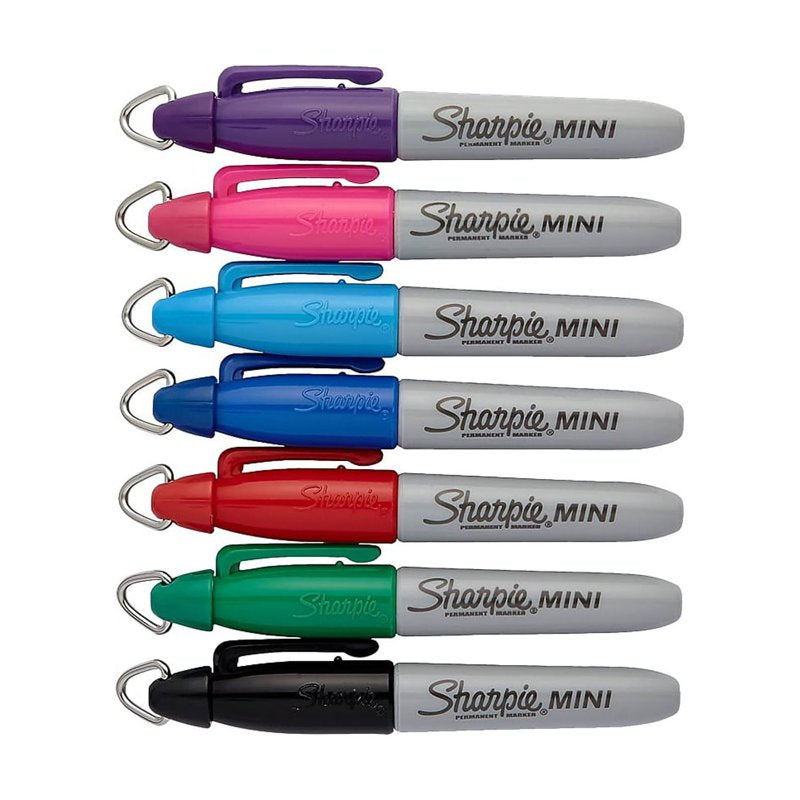 Mini Permanent Markers Fine Point Assorted Bulk Set - 72 Pack