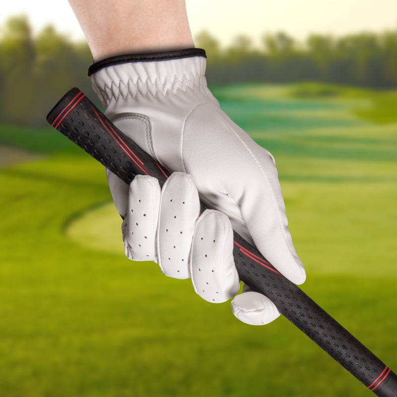 Performance Golf Glove Left Hand Large Synthetic Leather Breathable Grip