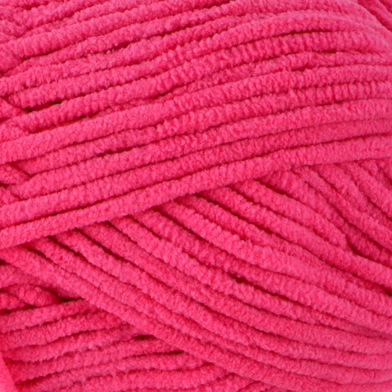 Bulky Polyester Yarn for Knitting & Crochet - Soft Plush Chenille for Blankets & Accessories