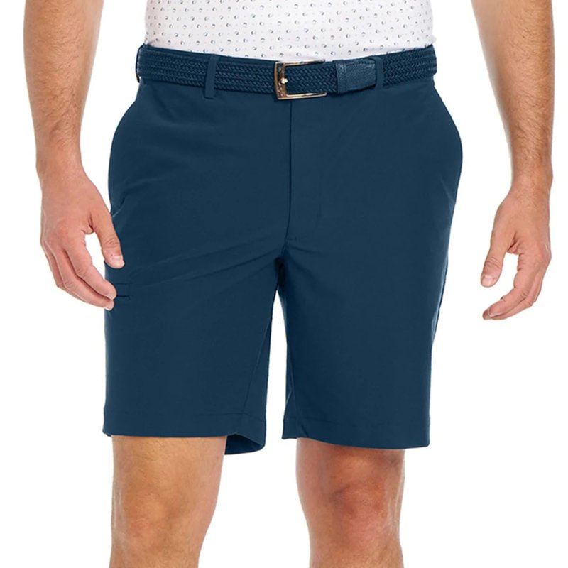 Men's Lightweight Stretch Flat Front Shorts - Breathable, 4-Way Stretch