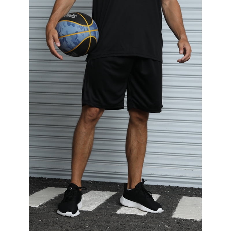 Men's Athletic Shorts 5-Piece Sports Set with Zipper Pockets - Performance Workout Gear