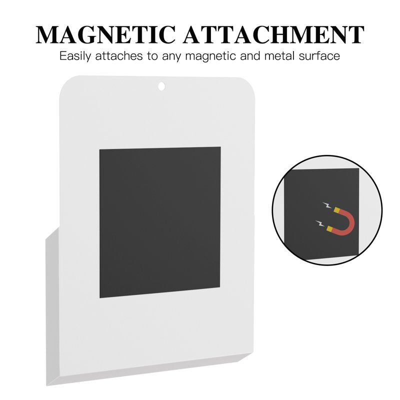 Magnetic Wall File Organizer Set - 2 Pack Hanging Storage for Office & Kitchen
