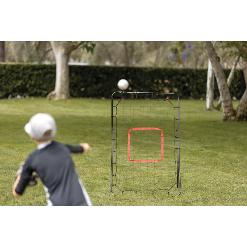 Baseball Pitching & Fielding Trainer Screen with Target - 4.8 ft