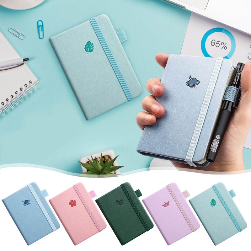 Mini Pocket Notebook A6 - Small Durable Notepad for Notes & Travel
