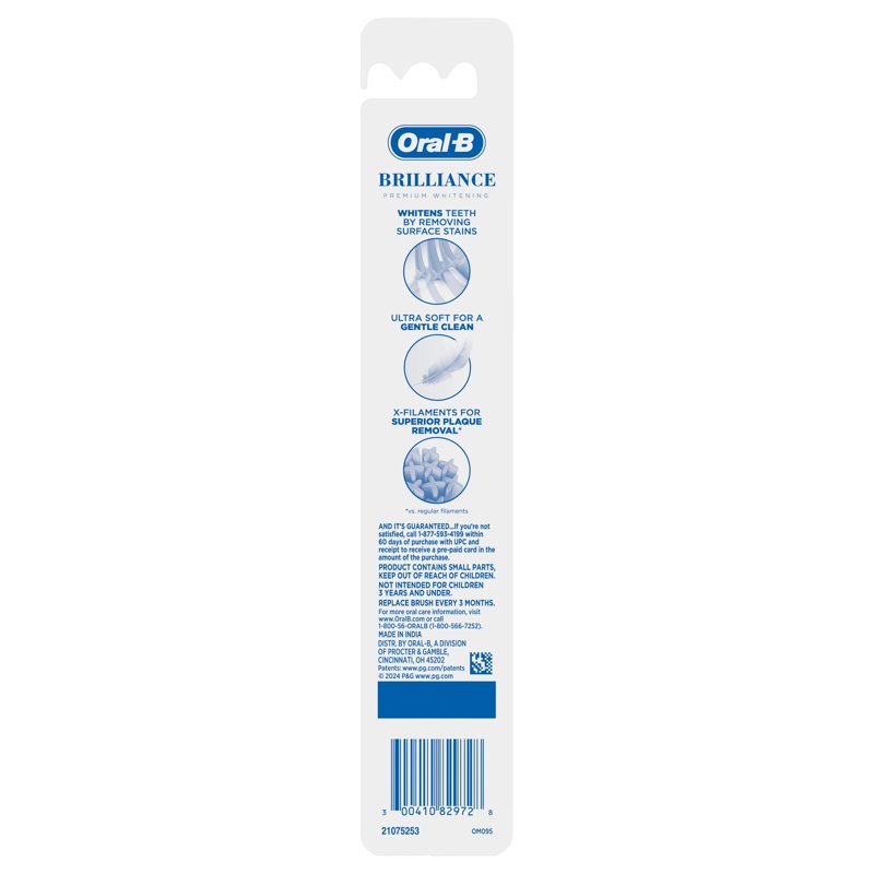 Manual Soft Toothbrush for Whitening & Gentle Gum Care
