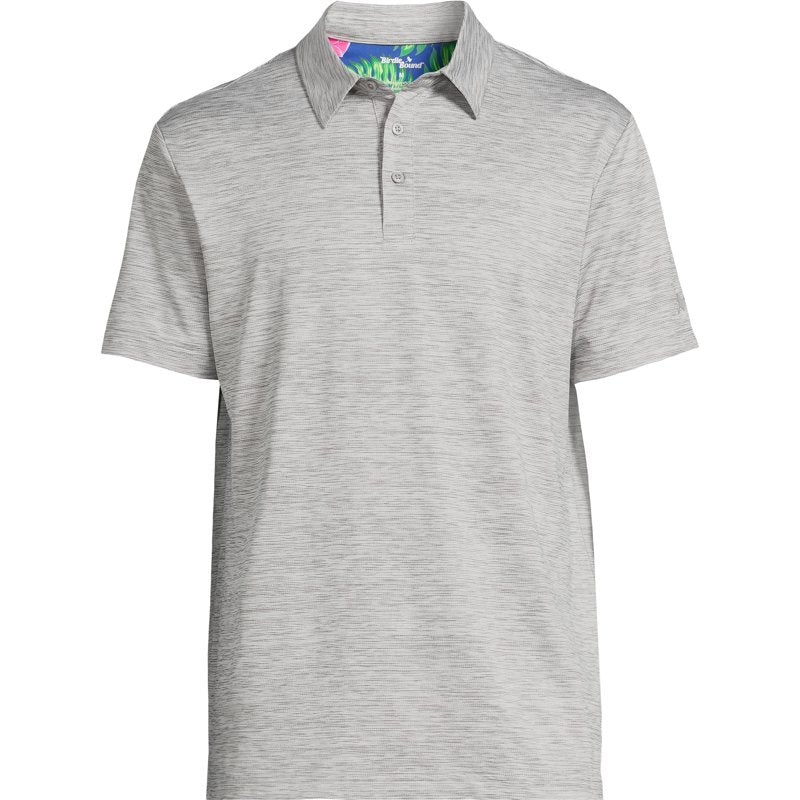 Men's Golf Polo Shirt with 4-Way Stretch and Sun Protection - Multiple Sizes & Colors