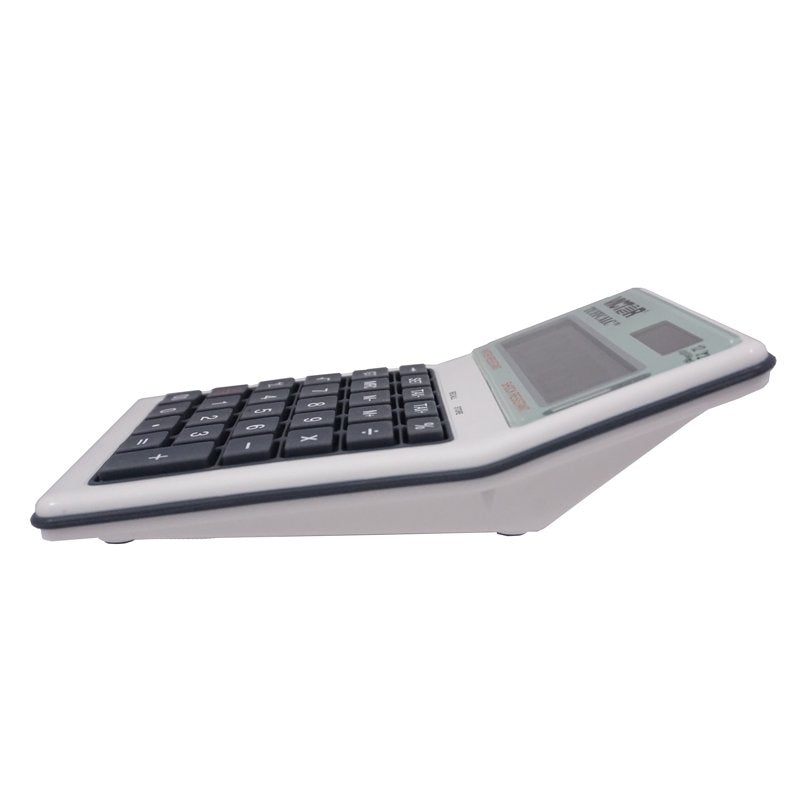 Waterproof Shock-Resistant 12-Digit Calculator for Work Environments