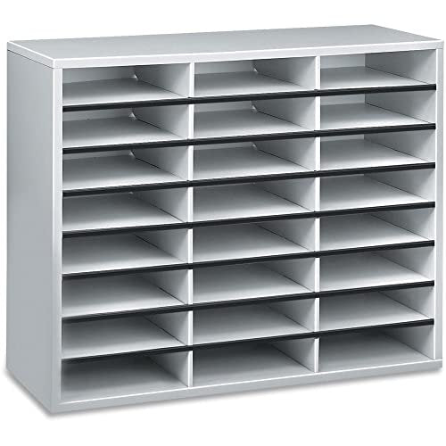 Literature Organizer with 24 Compartments - Office Desk Storage