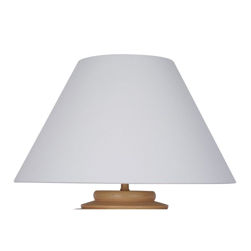 22 Inch Table Lamp with Ribbed Urn Base and White Fabric Shade