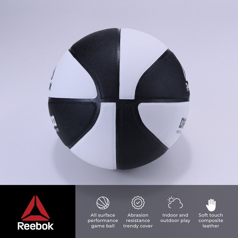 Indoor Outdoor Composite Basketball Size 7 for Adults - Reebok Delta