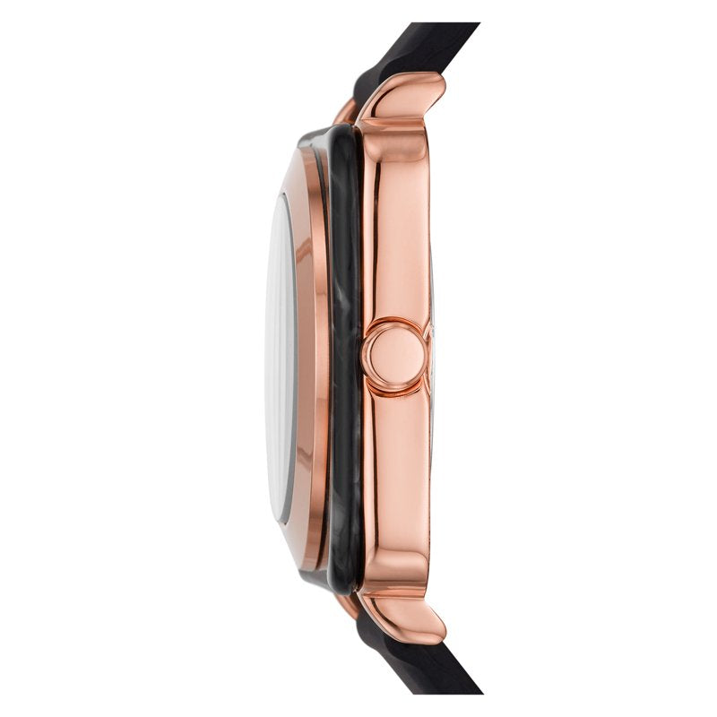 Skechers Women's Black Square Analog Watch - 32mm Water Resistant Quartz