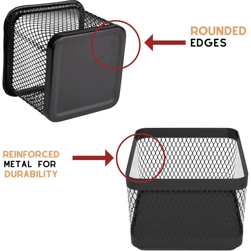 Mesh Paperclip Holder for Desk - 2 Pack Office Organization Accessories