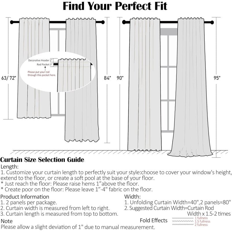 Buffalo Plaid Semi Sheer Curtains - Pink/White, 84 Inch Long, Pack of 2