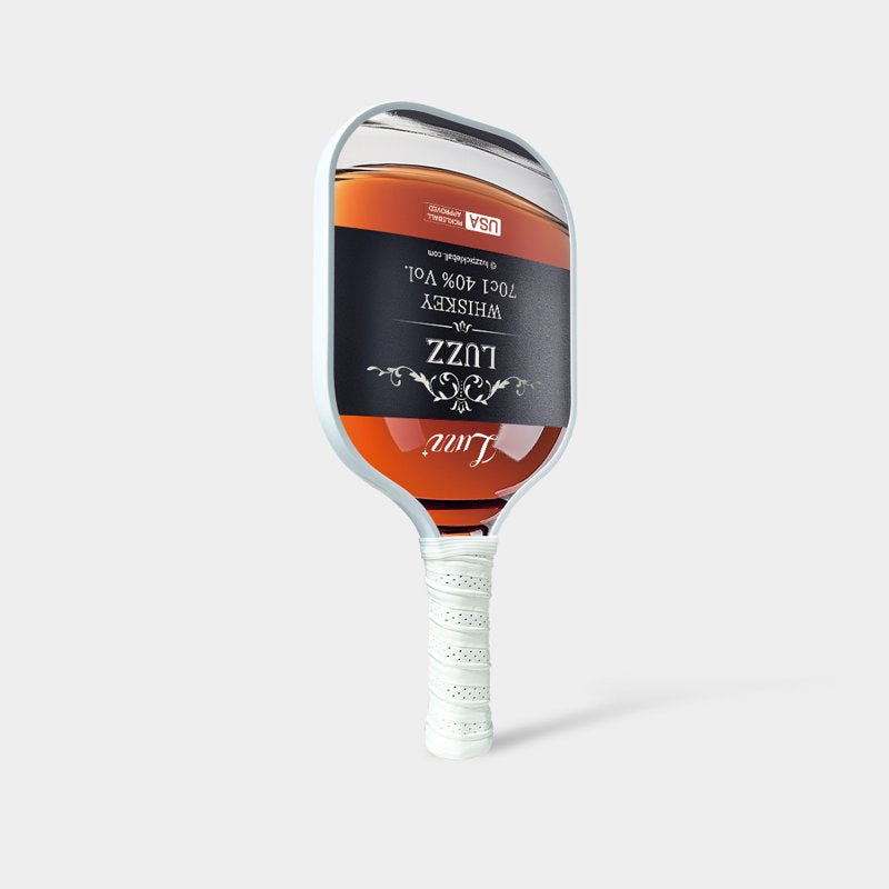 Luzz 16mm Carbon Fiber Pickleball Paddle – Sandblasted 3K T700 USAPA Approved Whiskey Variation