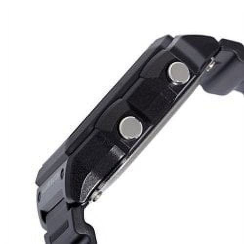 Digital Men's Sport Watch with Dual Time 10-Year Battery Water Resistant Resin