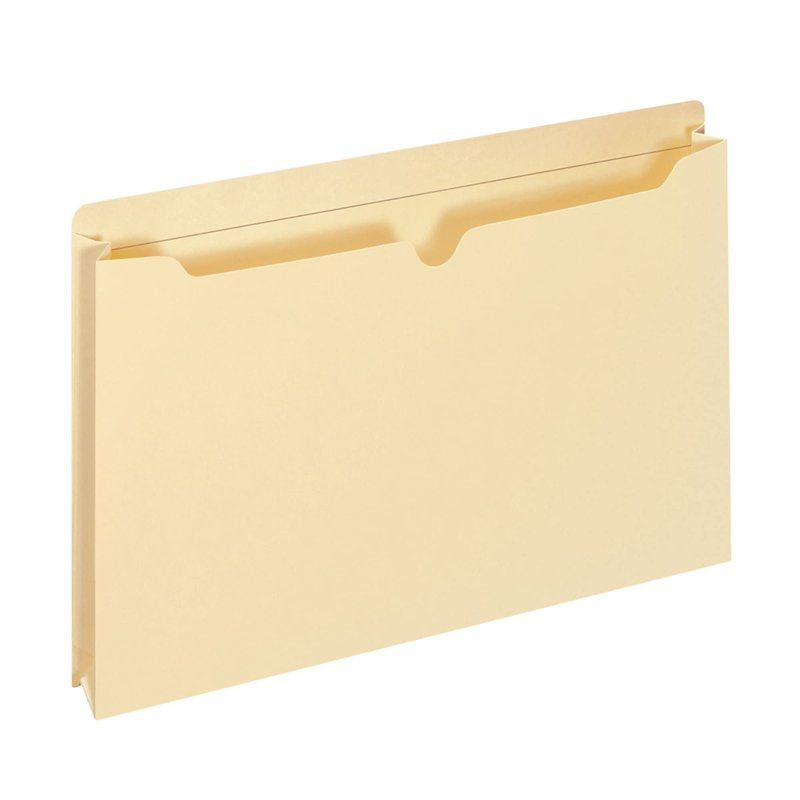 Double-Top File Jackets - Letter Size, 25 Pack, Expandable Office Organization