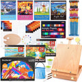 168-Piece Deluxe Artist Painting Set with Easel, Paints, Canvas & Brushes