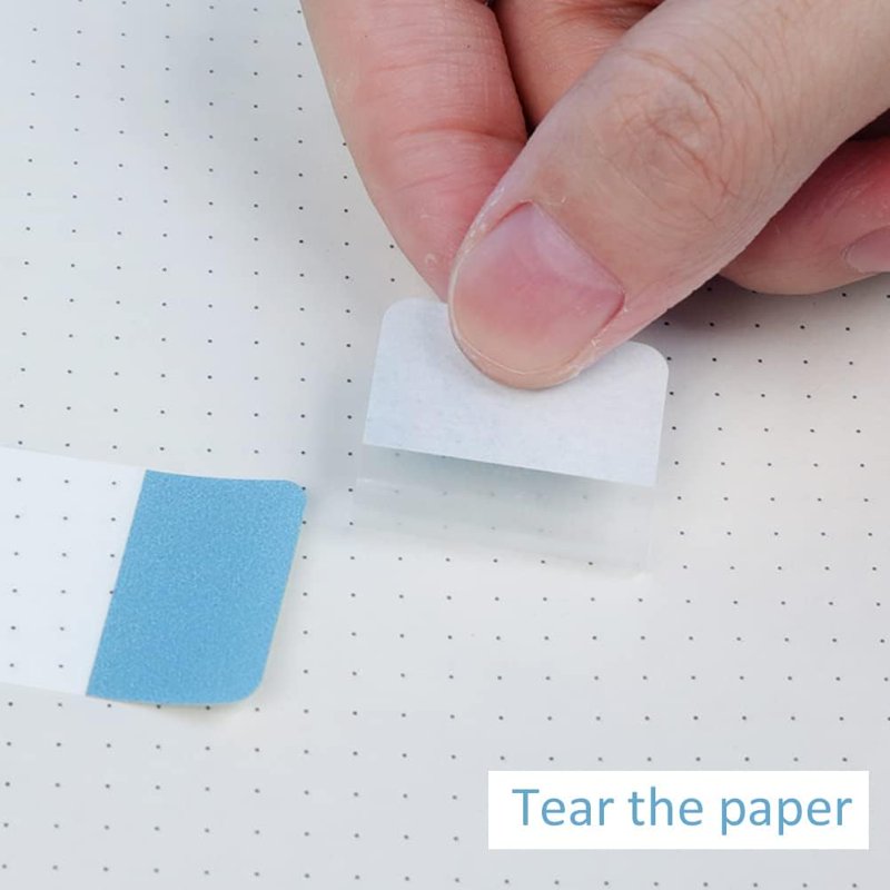 Multicolor Sticky Index Tabs 1 Inch - 600 Pack Writable Office Organizer