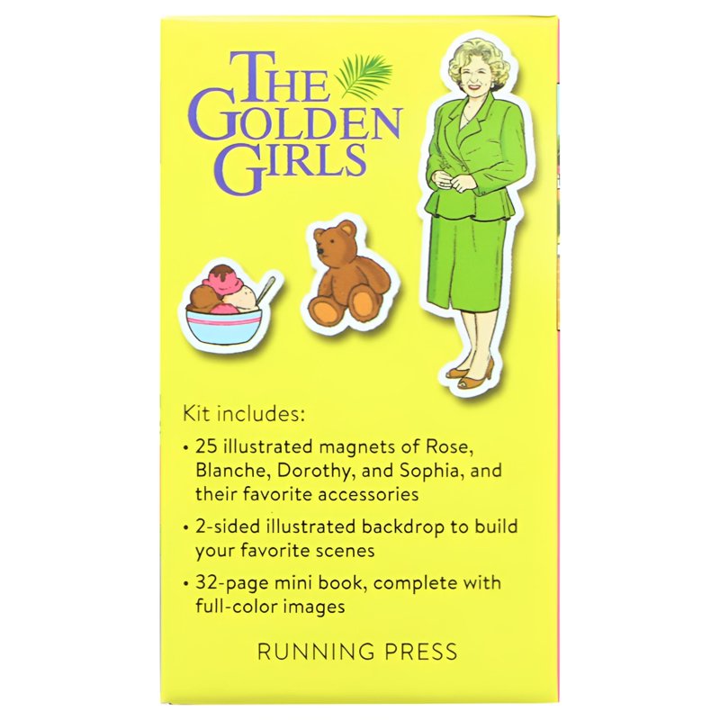 Golden Girls Magnet Set with Character Scenes and Accessories