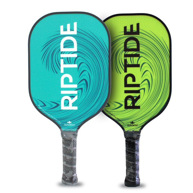 Diadem Riptide HMT Pickleball Paddle - Yellow (7.6oz) for All Skill Levels