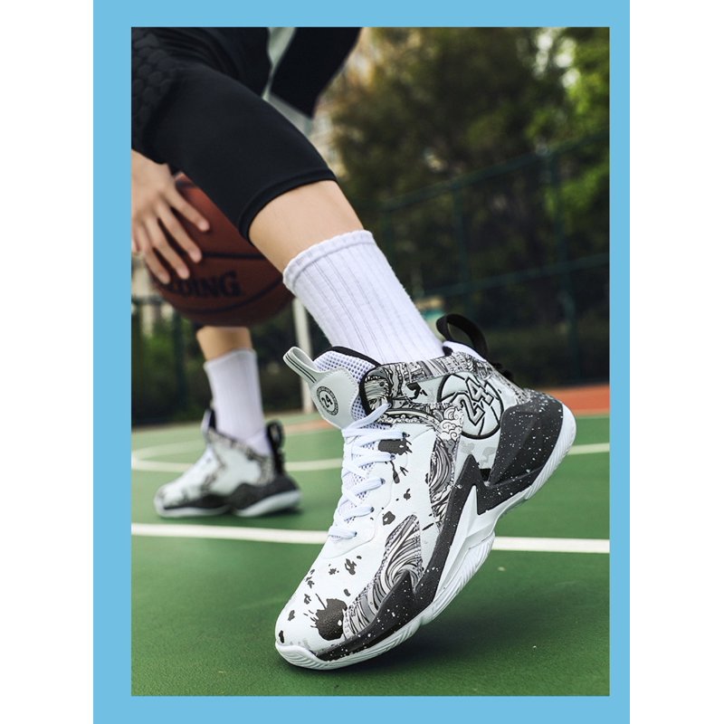 Breathable Kids and Boys Basketball Shoes for Indoor Outdoor Sports