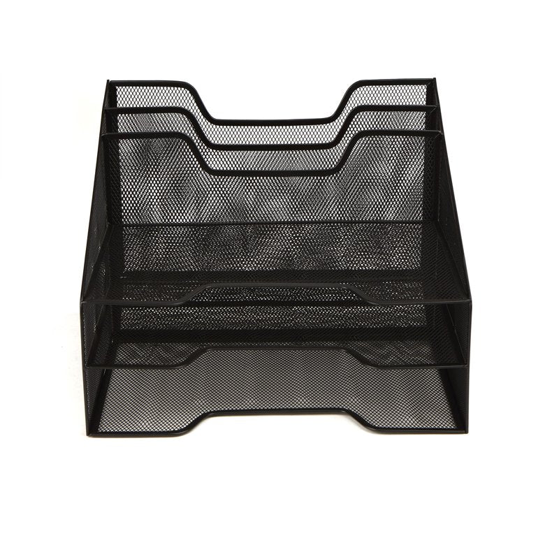 Multi-Compartment Desktop Organizer with File Holders for Office & Home