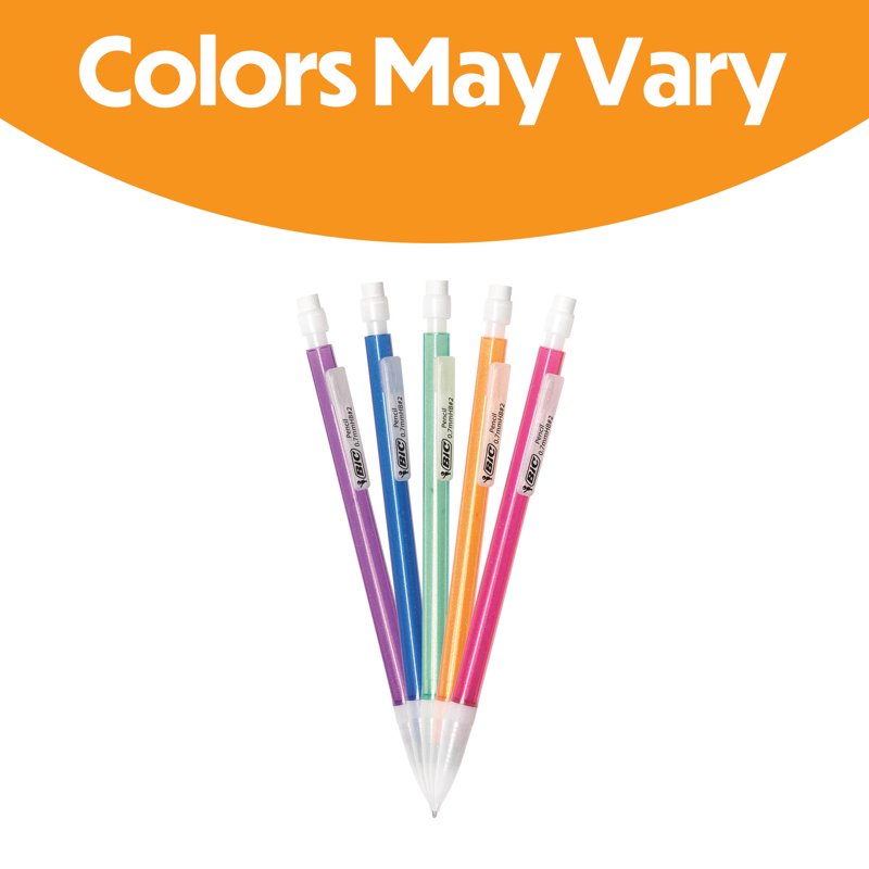 Mechanical Pencils 0.7mm No. 2, Refillable 24-Pack for School & Tests