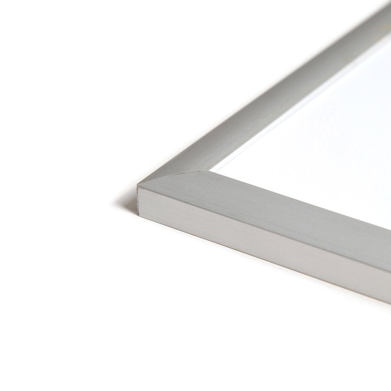 Non-Magnetic Dry-Erase Board 24x18 Inches with Silver Aluminum Frame