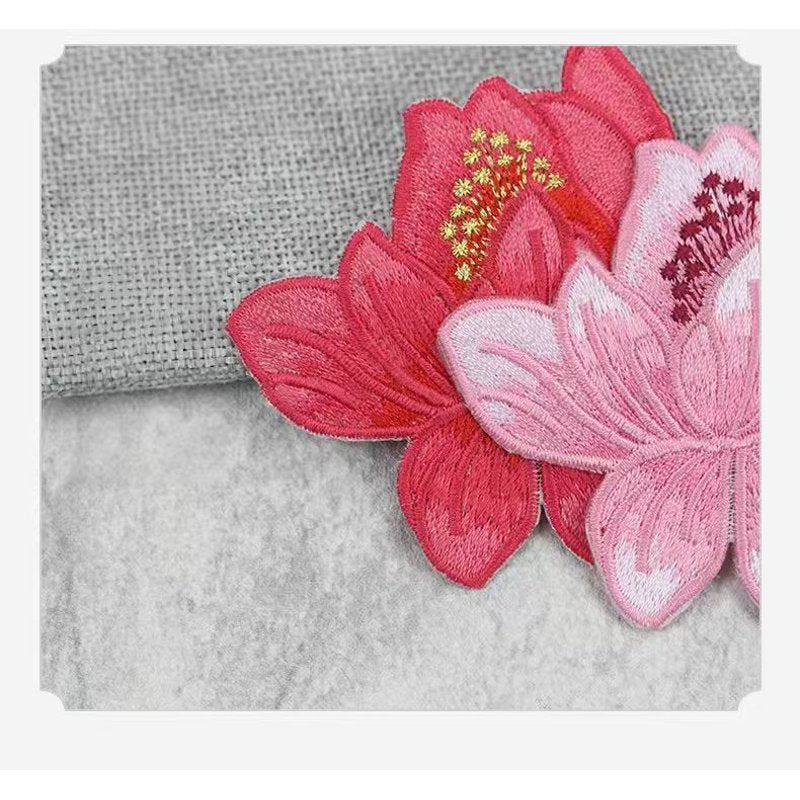 20 Pack Flower Butterfly Iron-On Patches for Clothing DIY Embroidery