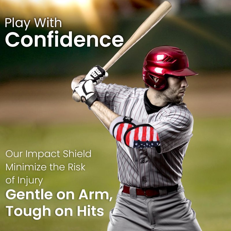 Baseball & Softball Elbow Guard with Adjustable Straps Youth & Adult