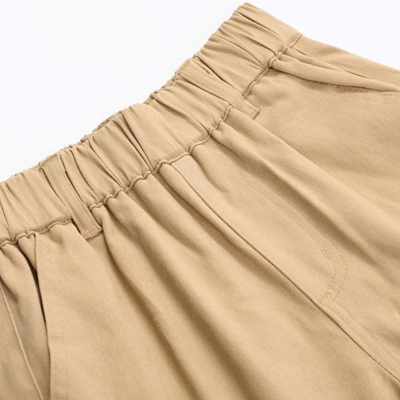 Kids Boys Cargo Pants with Elastic Waist for School and Daily Wear