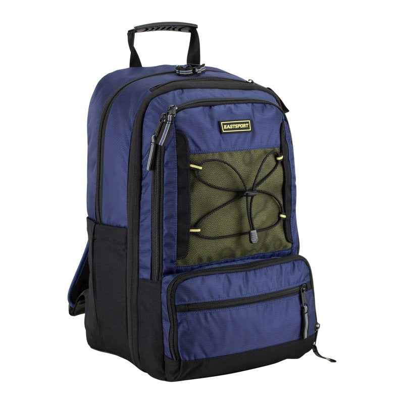 Expandable Recycled Material Backpack with Multiple Pockets & Hydration Side Pockets