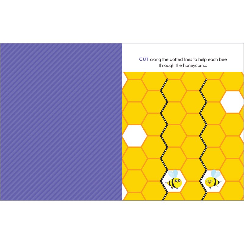 Preschool Scissor Skills Workbook for Kids Ages 3-5 - Cut, Paste & Fine Motor Practice