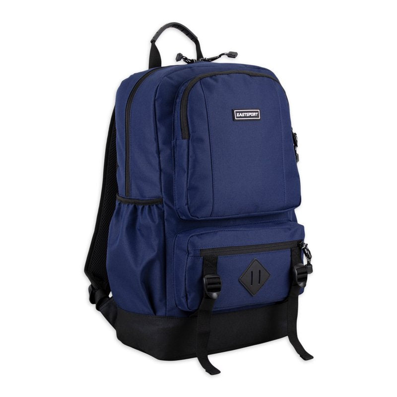 Unisex Laptop Backpack with Multiple Compartments and Water-Resistant Bottom