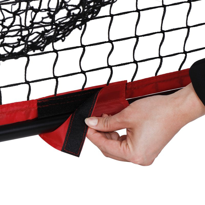 7 x 7 Ft Baseball Practice Net with Strike Zone Grid and Carrying Bag