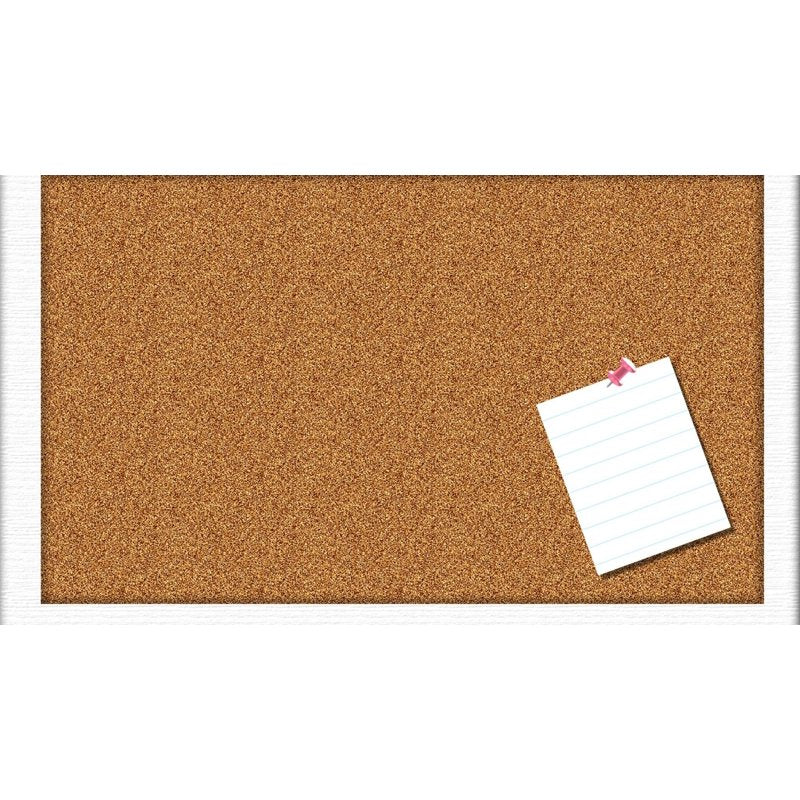 8x12 Cork Bulletin Board with Wood Frame - Wall Mount Display