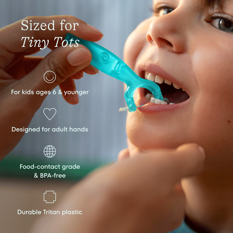Kids Reusable Flosser Set - Eco-Friendly, Dentist-Recommended Oral Care