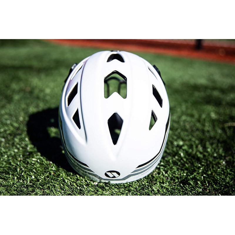 Slowpitch Softball Pitcher's Helmet Mask - Impact-Resistant, Adjustable Fit